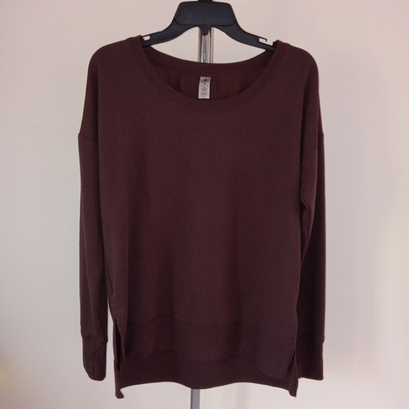 90 Degrees by Reflex Brown Sweatshirt S/M - Picture 5 of 7